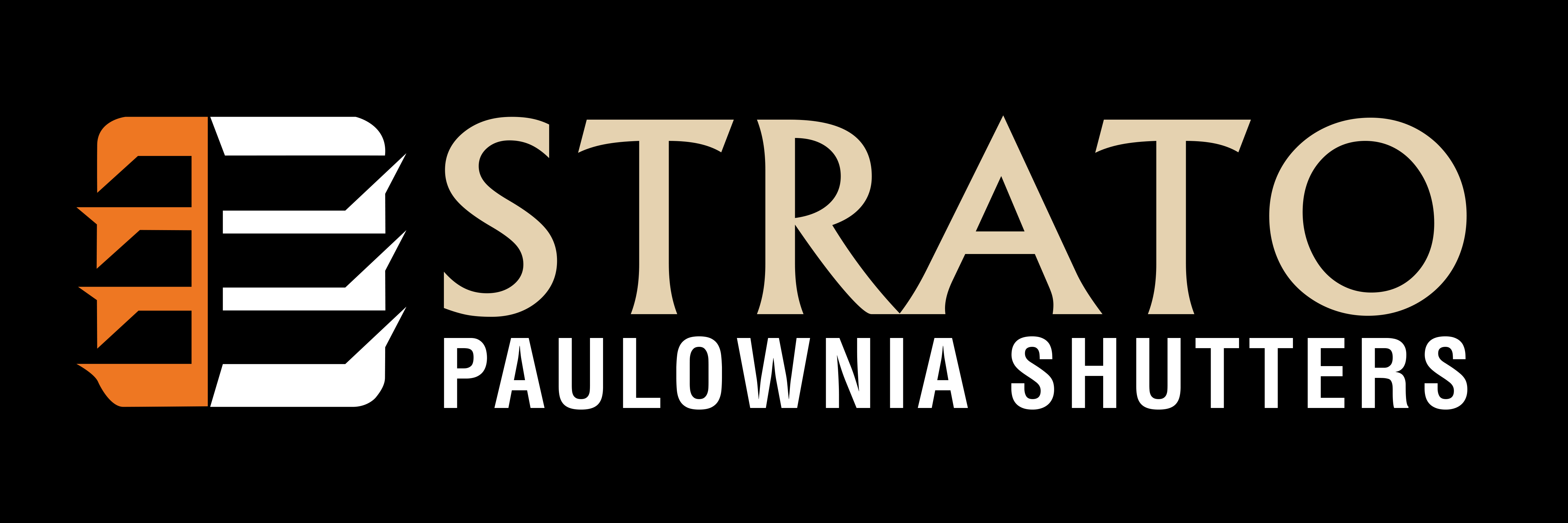 Strato Paulownia Shutters logo